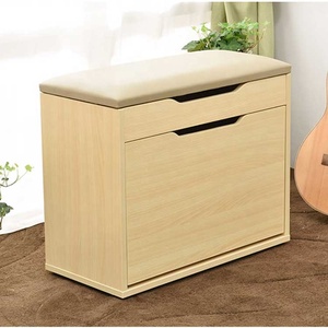 Best Selling Wood Wooden Factory Moderate Price Modern <strong>Shoe</strong> <strong>Rack</strong> and <strong>Bench</strong> Seat for Living Room - Product Image 3