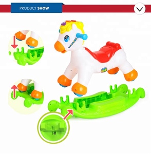 Caballo de electricidad barata ABS paseo en coche de juguete con música - Product Image 2
