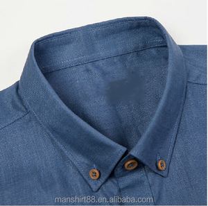 2019 venta al por mayor mejor calidad 100% algodón de manga corta de trabajo camisa <span class=keywords><strong>denim</strong></span> - Product Image 2