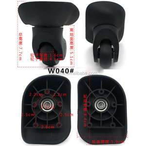 Valigia Sacchetto di Riparazione Parti Spinner Ruote Girevoli Ruote Accessori 360 di Ricambio Ruote Bagaglio - Product Image 5