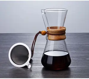 Hibrew — cafetière manuelle en verre Durable, cafetière, presse française