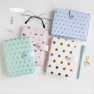 New Arrival Japanese Gilding Dot <strong>Weekly</strong> Planner Cute Pu School <strong>Diary</strong> - Product Image 5