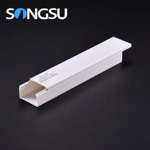 Tùy Chỉnh Kích Thước <span class=keywords><strong>Pvc</strong></span> Cable Organizer Tray/Điện <span class=keywords><strong>Cord</strong></span> Duct Bìa Trên Một Bức Tường - Product Image 2