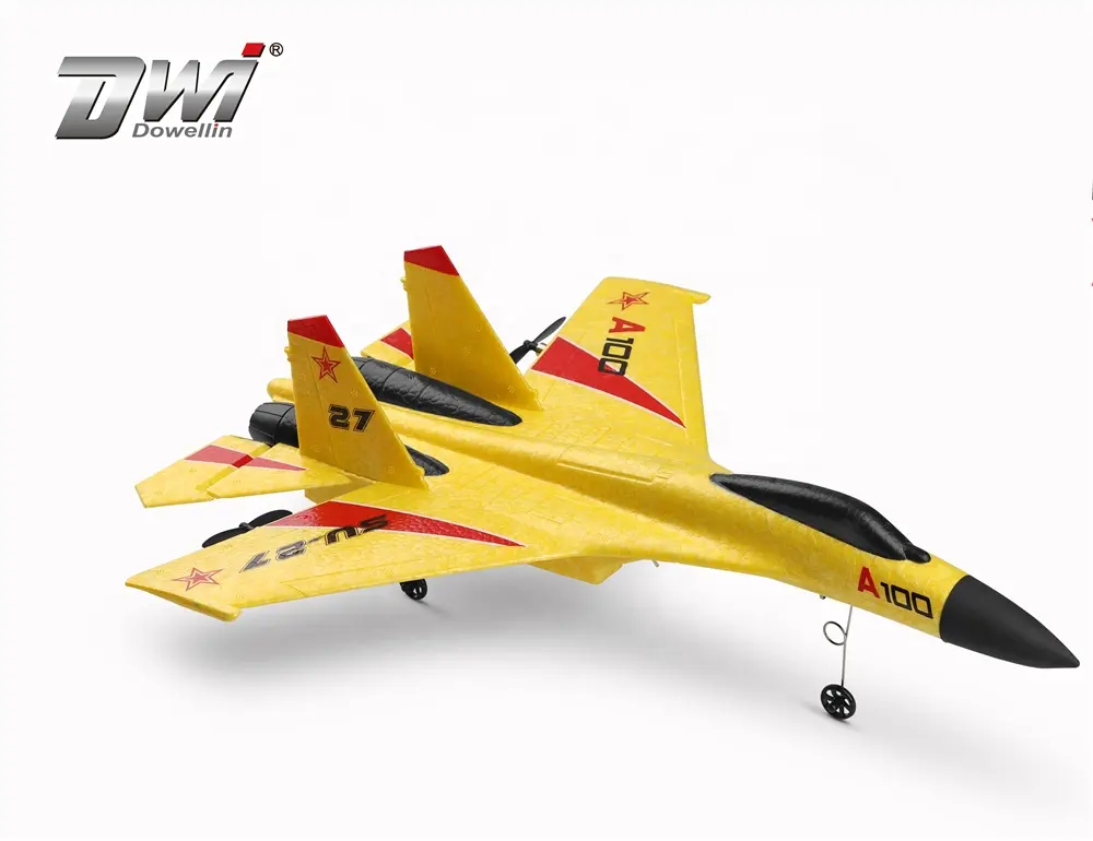 DWI Dowellin 3 channel rc airplane kit SU-27 rc jet plane with right price