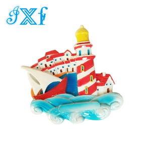 हाथ रंग मुद्रण राल फ्रिज चुंबक से प्रेरित सजावटी रेफ्रिजरेटर स्टिकर - Product Image 2