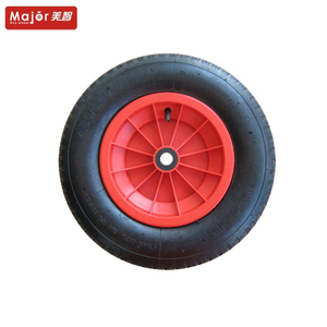16 InchWheel Barrow Tire 6.50-8 Pneumatic Rubber <strong>Dinghy</strong> <strong>Wheel</strong> with Plastic Rim - Product Image 4