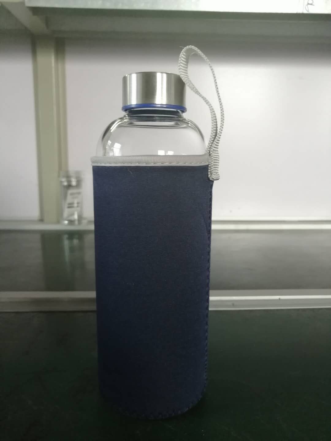 750ML Borosilicate glass sports drinking water bottle