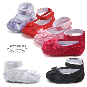 Bella Rosa di Disegno Delle Neonate Caviglia Scarpe Da Sera - Product Image 3
