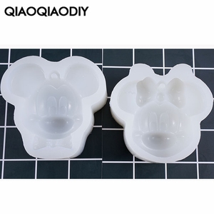 En gros <span class=keywords><strong>Mickey</strong></span> Minnie Silicone <span class=keywords><strong>Moule</strong></span> Pour La Fabrication De Résine Bijoux Artisanat - Product Image 1