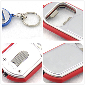 Nhà Máy Bán Buôn Giveaway Quà Tặng Mặt Hàng Khuyến Mại Cá Nhân Hoá Tùy Chỉnh Logo Mini LED Móc Chìa Khóa Mở Chai - Product Image 3