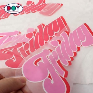 Nhiệt Báo Chí chuyển Gel Màn hình in ấn dán Dịch vụ thiết kế tùy chỉnh 3D logo Silicone Vinyl HTV truyền nhiệt nhãn - Product Image 6
