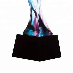 Trophée de <span class=keywords><strong>rêve</strong></span> en cristal de glaçure colorée au design unique - Product Image 5
