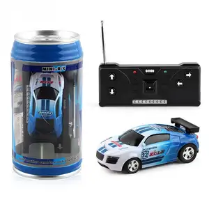 可乐罐迷你遥控玩具车收音机遥控微型赛车收音机控制玩具车儿童礼品遥控模型