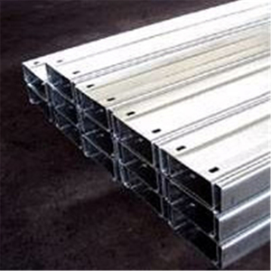Canaux en acier galvanisé, 1 pièce, tube c, métal - Product Image 2