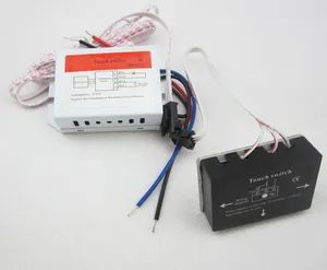 220V sensor táctil interruptor para espejo luz led controlador táctil interruptor, 220V