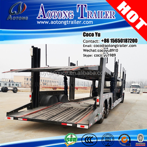 Nuevo o usado 2 ejes hidráulico <span class=keywords><strong>de</strong></span> dos pisos portador <span class=keywords><strong>de</strong></span> coche remolque para filipinas - Product Image 2