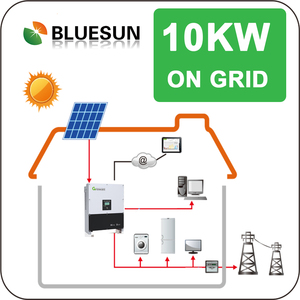 El techo Y El Suelo De Montaje De Sistemas Solares Para Casas de 10KW 10000 Vatios 10000 W Kit del Módulo Solar PV Paneles - Product Image 2