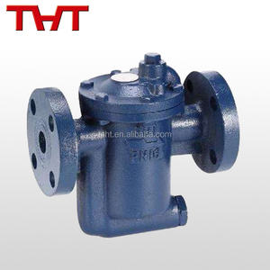 Hierro fundido flotador bola libre invertida brida trampa de vapor de cubeta - Product Image 1