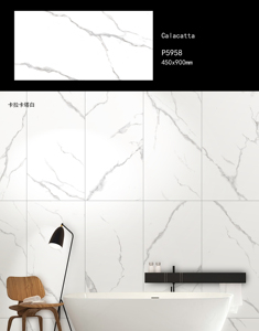 <span class=keywords><strong>Carrelage</strong></span> en porcelaine rustique émaillé de qualité supérieure, gris foncé, 450x900 mm, dernier design, fabrication chinoise, pour murs et sols - Product Image 6