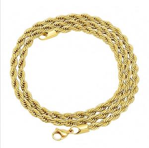 Stock <span class=keywords><strong>venta</strong></span> 4mm más Popular 14 K chapado <span class=keywords><strong>en</strong></span> oro de las mujeres joyería y bisutería collares con colgantes - Product Image 1
