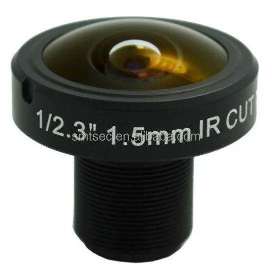 1.50mm 10MP IR CCTV Fisheye Lens 1/2.3" M12 180 Degrees For Security Camera (SL-RY150F28IR)