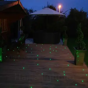 Audio Control DJ disco dimmable RGB mixed color changing & twinkle underwater & underground fiber optic star starry light