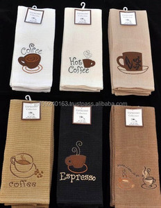 Toalla de té de algodón 100% bordada de secado rápido de alta absorción impresa mejor calidad exportador indio entrega rápida mejores tarifas - Product Image 2