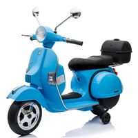 Skuter Listrik Vespa PX150 Warna Pink Cantik untuk Anak-Anak