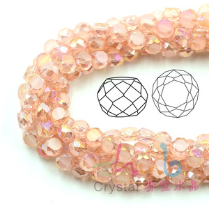 Cuentas de Vidrio Planas y Redondas Zhubi de 4mm y 6mm para la Fabricación de Joyas, Cuentas de Cristal Facetadas en Colores Plateados para Pulseras y Collares - Product Image 6