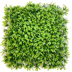 Wholesale wall decor vertical green wall green plant garden wall 3d panel plant fiber