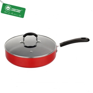 Chất lượng cao không dính <span class=keywords><strong>Cookware</strong></span> <span class=keywords><strong>Set</strong></span> nhôm <span class=keywords><strong>Nylon</strong></span> xẻng kim loại kính nắp chịu nhiệt Pan <span class=keywords><strong>Set</strong></span> cho nấu ăn tại nhà - Product Image 5