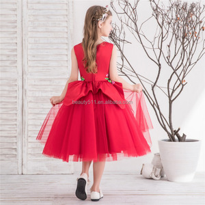 Brillante elegante princesa flor niña comunión estilo niños <span class=keywords><strong>vestido</strong></span> <span class=keywords><strong>para</strong></span> niñas vestidos <span class=keywords><strong>de</strong></span> flores niña f020 - Product Image 6