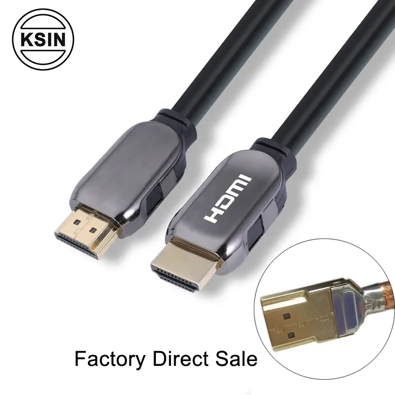 Kabel HDMI 8K 60Hz 48Gbps untuk PS4 XBox, Mendukung Layanan Logo OEM Gratis