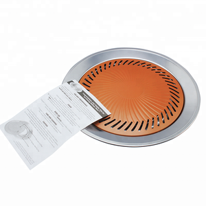 Assiette barbecue viande légumes cuisson céramique sans fumée cuisinière charbon de bois BBQ <span class=keywords><strong>grill</strong></span> casseroles - Product Image 4