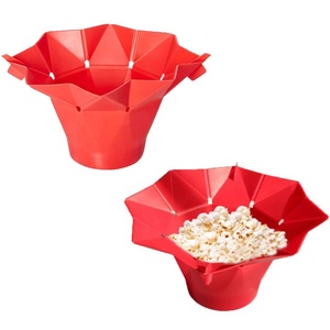 Facile da usare <span class=keywords><strong>popcorn</strong></span> popper maker forno a microonde sicuro durevole pieghevole magia FAI DA TE molle del silicone <span class=keywords><strong>popcorn</strong></span> popper maker ciotola con coperchio - Product Image 2