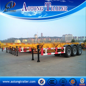 <span class=keywords><strong>Cuello</strong></span> de <span class=keywords><strong>cisne</strong></span> cubierta de gota de $ number pies de contenedores de superficie plana <span class=keywords><strong>semirremolque</strong></span> en venta en Mozambique - Product Image 5