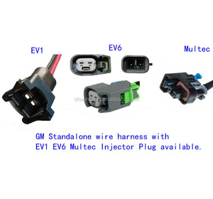 通用汽车燃油喷射转换适配器线束 EV1 公头转 Multec 卡车喷油器 - 通用汽车独立式电喷线束工厂 - Product Image 3