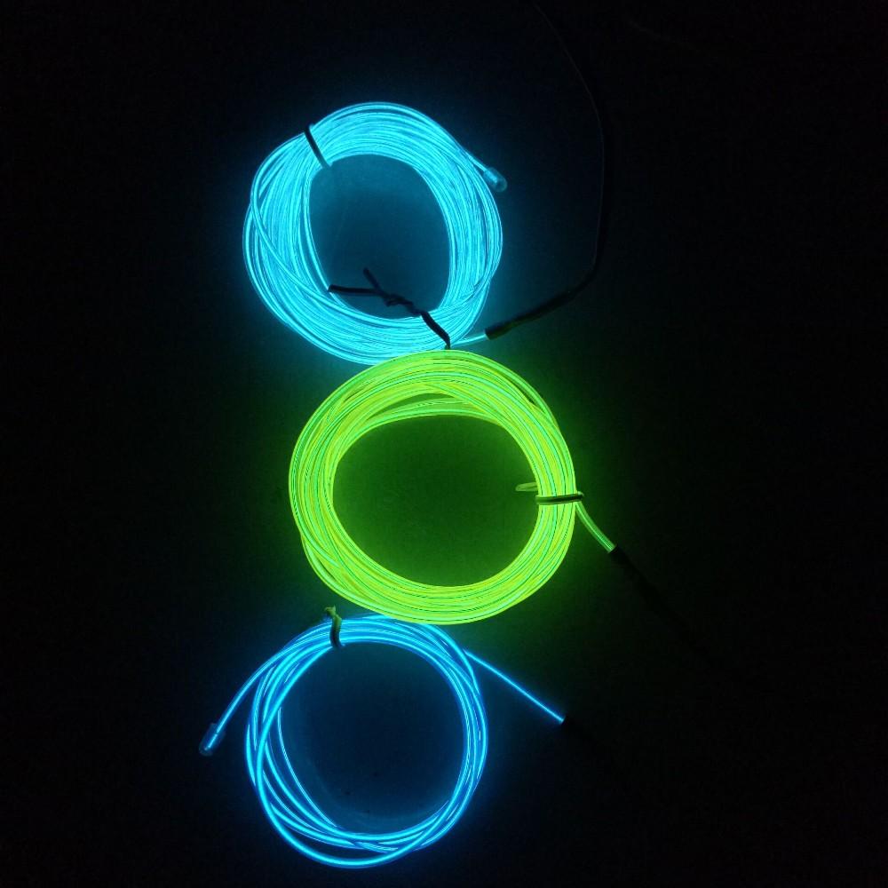 High Bright Multicolor Luminescent Cold Light Electroluminescent EL Wire LED Neon Wire with