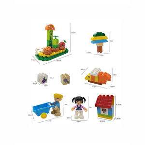 <span class=keywords><strong>Bloques</strong></span> de Construcción de Plástico Montessori, Aprendizaje STEM, Ladrillos Grandes para Bebés, Juguetes Educativos, Kits de Ingeniería para Niños y Niñas - Product Image 3