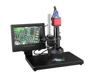 L130-A Mikroskop CCD Video Elektronik Digital, Profesional dan Memperbaiki Industri Manufaktur dan Pengujian Perhiasan Logam