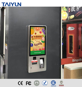 24 inch touch screen self payment <span class=keywords><strong>the</strong></span> order kiosk wall mounted kiosk with thermal printer - Product Image 3