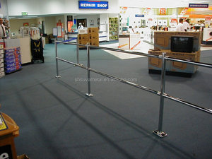Rails de garde-corps de tube en acier chromé, balustrade de contrôle de graiseur tubulaire, pour automobile - Product Image 6
