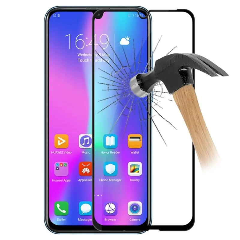 5D Full Glue Full Cover Tempered Glass For Huawei Honor 10 Lite Nova 4 Mate 20 Enjoy 9 P Smart 2019 Protective Film