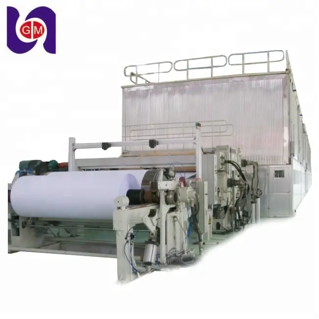 Máquina automática de fabricación de papel, equipo de fábrica para el proceso de producción, molino de papel