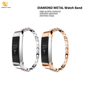 <span class=keywords><strong>Bracelet</strong></span> en diamant pour <span class=keywords><strong>montre</strong></span> en acier inoxydable <span class=keywords><strong>bracelet</strong></span> <span class=keywords><strong>fitbit</strong></span> - Product Image 2