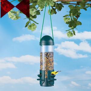Vente en gros de mangeoire à oiseaux classique pour le jardin-Contient 1.75 livres de graines pour oiseaux/mangeoire à oiseaux en plastique - Product Image 4