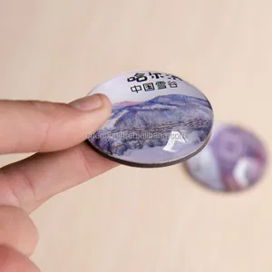 Hot Bán Lưu Niệm Glass Dome Tủ Lạnh Nam Châm, Tốt Khuyến Mại Quà Tặng Pha Lê Thủy Tinh Nam Châm Set Với Một Giấy Hộp Quà Tặng Gói - Product Image 2