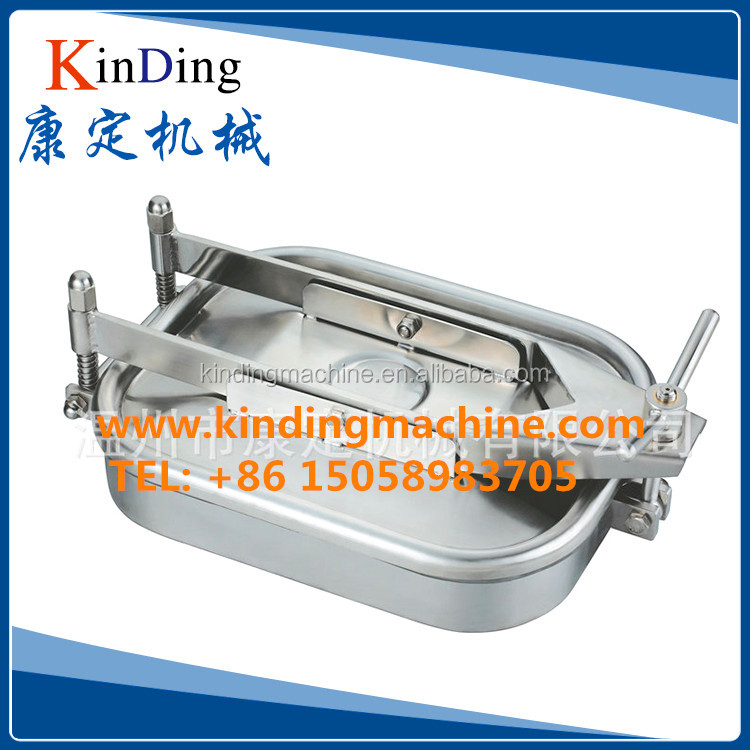 SS304/316L нержавеющая стальная крышка смотрового колодца полное открытие крышки люка круглые крышки канализационных люков