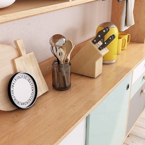 Jasiway Venta caliente cocina moderna uso sólido Aparador de madera con cajones - Product Image 5