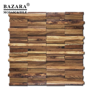 Mare di legno vecchia nave riciclare tessere di mosaico uso per la decorazione della casa - Product Image 6